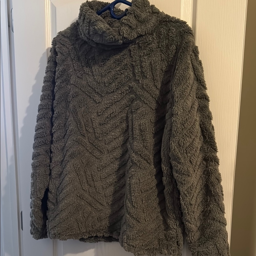 Cozy Olive Green Women's Sweater